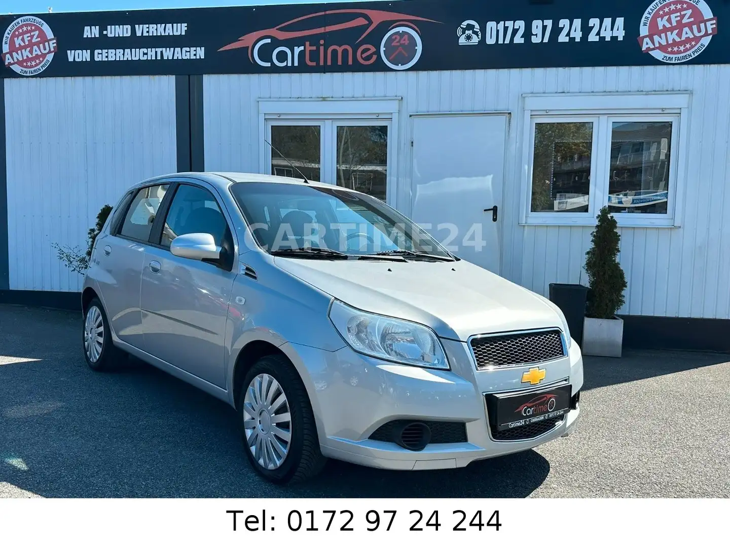 Chevrolet Aveo Schrägheck LS 1,2 *1.HAND*LPG GAS*TÜV NEU* Silber - 2