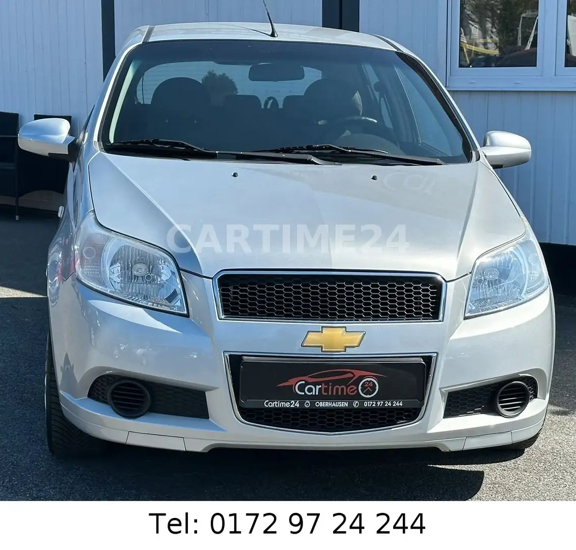 Chevrolet Aveo Schrägheck LS 1,2 *1.HAND*LPG GAS*TÜV NEU* Silber - 1