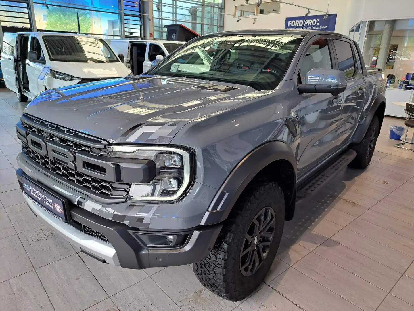 Ford Ranger Raptor 3.0 EB DoKa LED 360° Navi SHZ Grau - 2