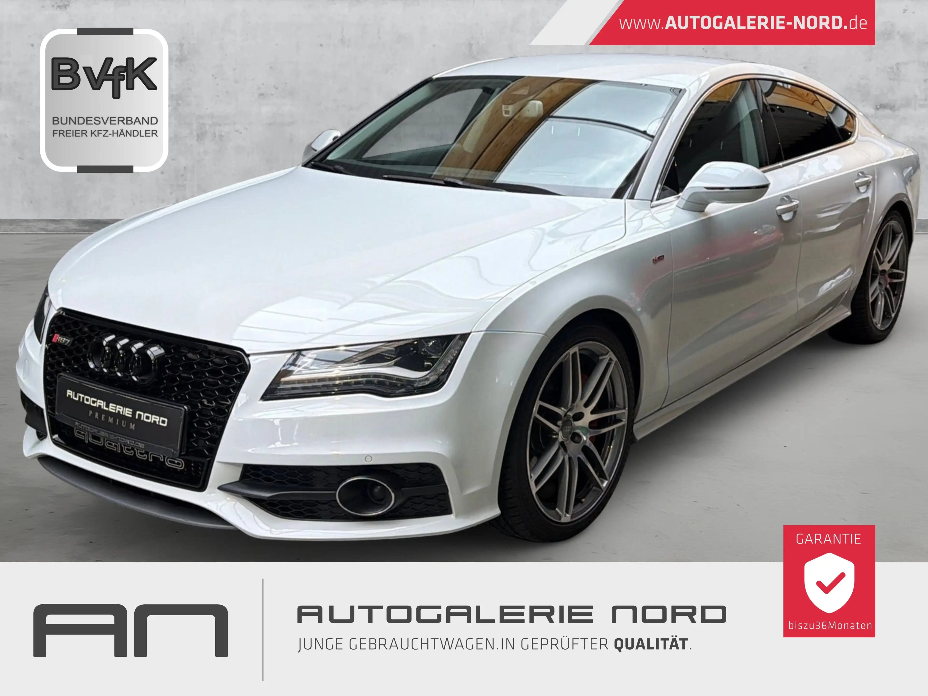 Audi A7 quattro S Line LED+ACC+Sitzkühl+Head Up+Memory