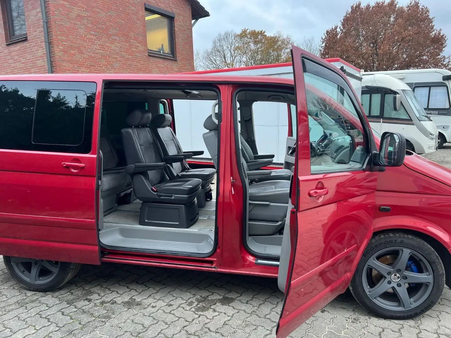 Volkswagen T5 Multivan HIGHLINE TÜV NEU Stanheizung Rot - 2