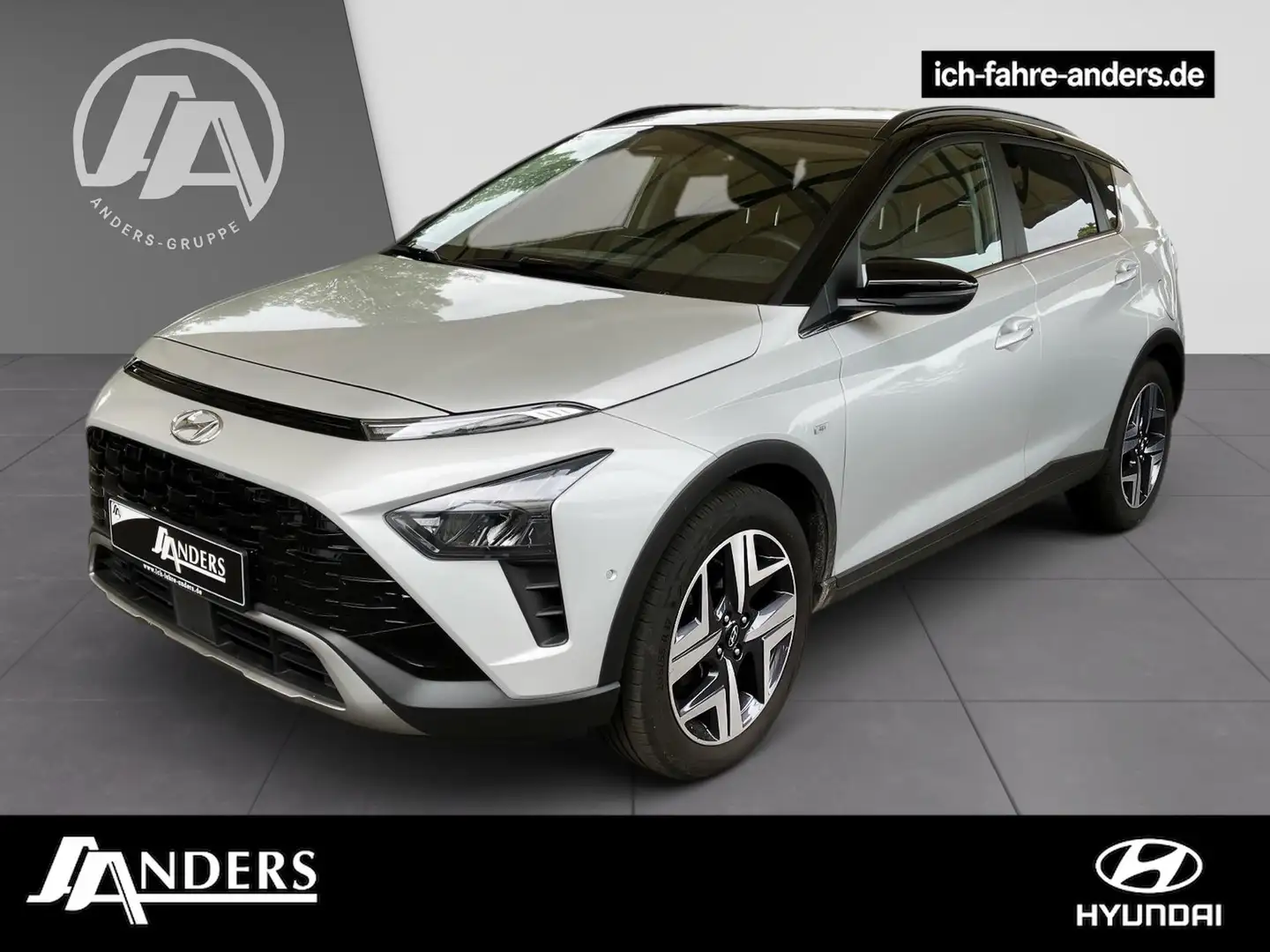 Hyundai BAYON 1.0 T-GDI Prime 2WD Navi+SHZ+LED+Kam+BOSE Silber - 1