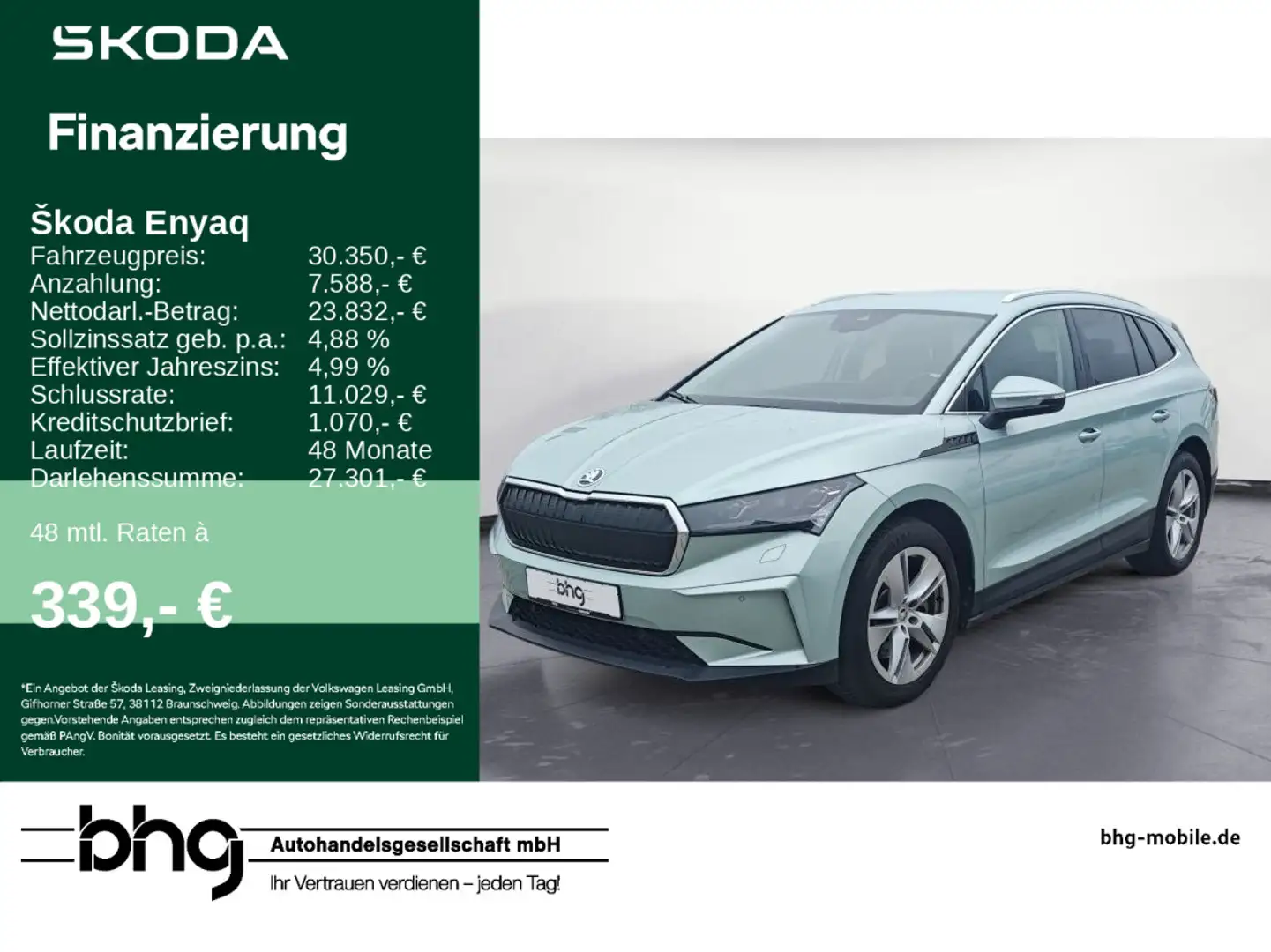 Skoda Enyaq ENYAQ iV 80x h 4x4 1-Gang-Automatik Срібний - 1