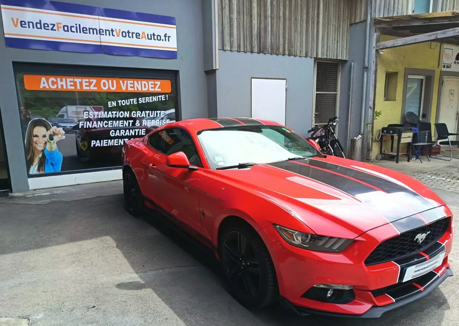 Ford Mustang 2.3L, ECOBOOST 317cv Rouge - 2