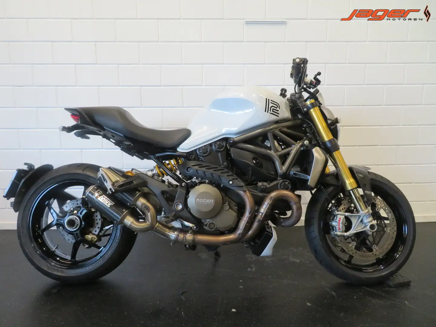 Ducati Monster 1200 S NIEUWSTAAT!! HISTORI Blanco - 1