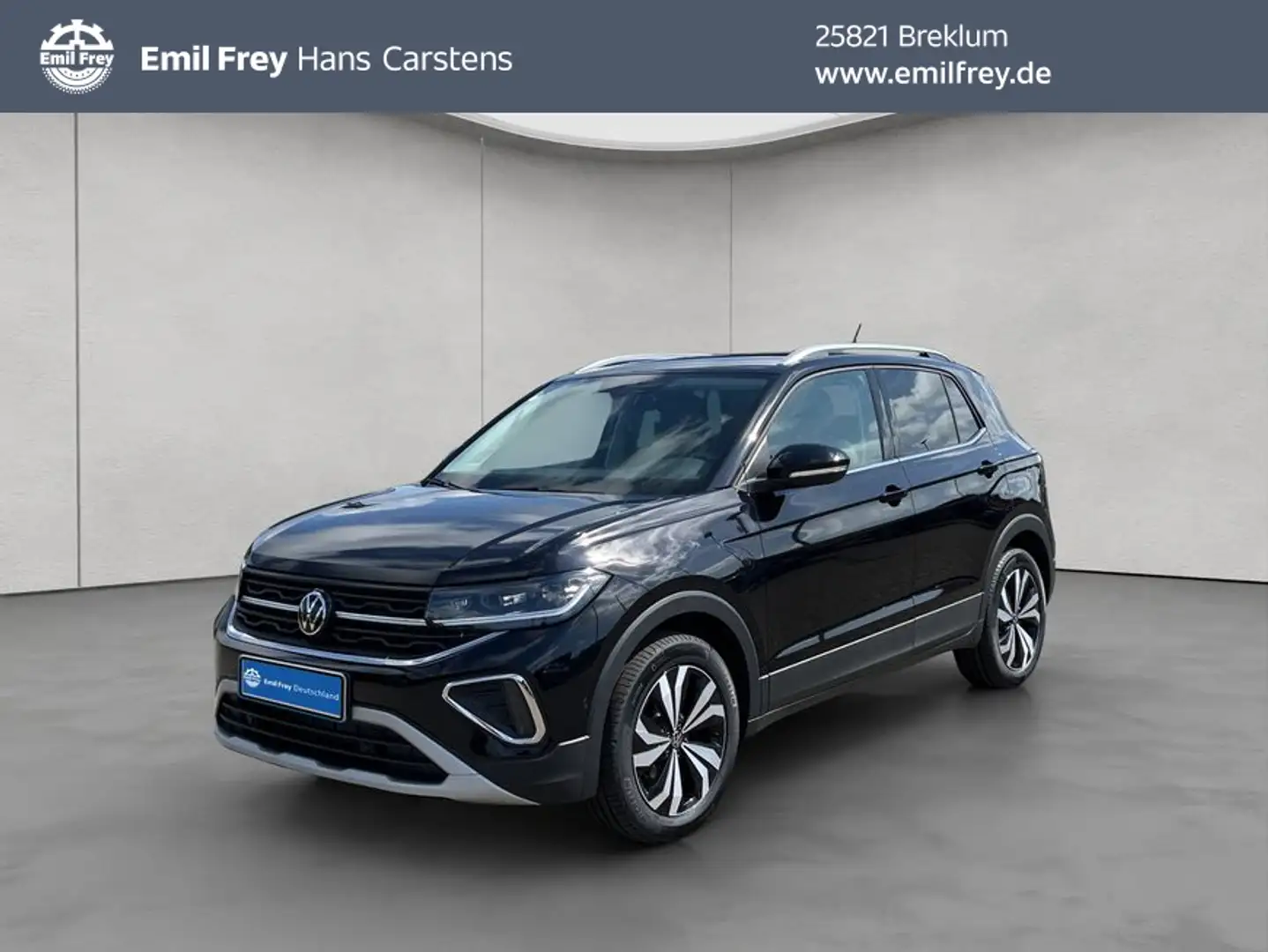Volkswagen T-Cross Style 1,5 l TSI OPF DSG AHK IQDrive Schwarz - 1