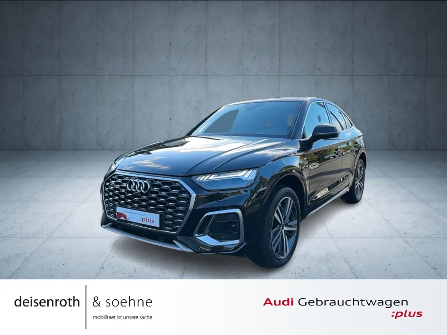 Audi Q5 Sportback S line 50 TFSI e Matrix/Assist/Nav/Pano/ Zwart - 1