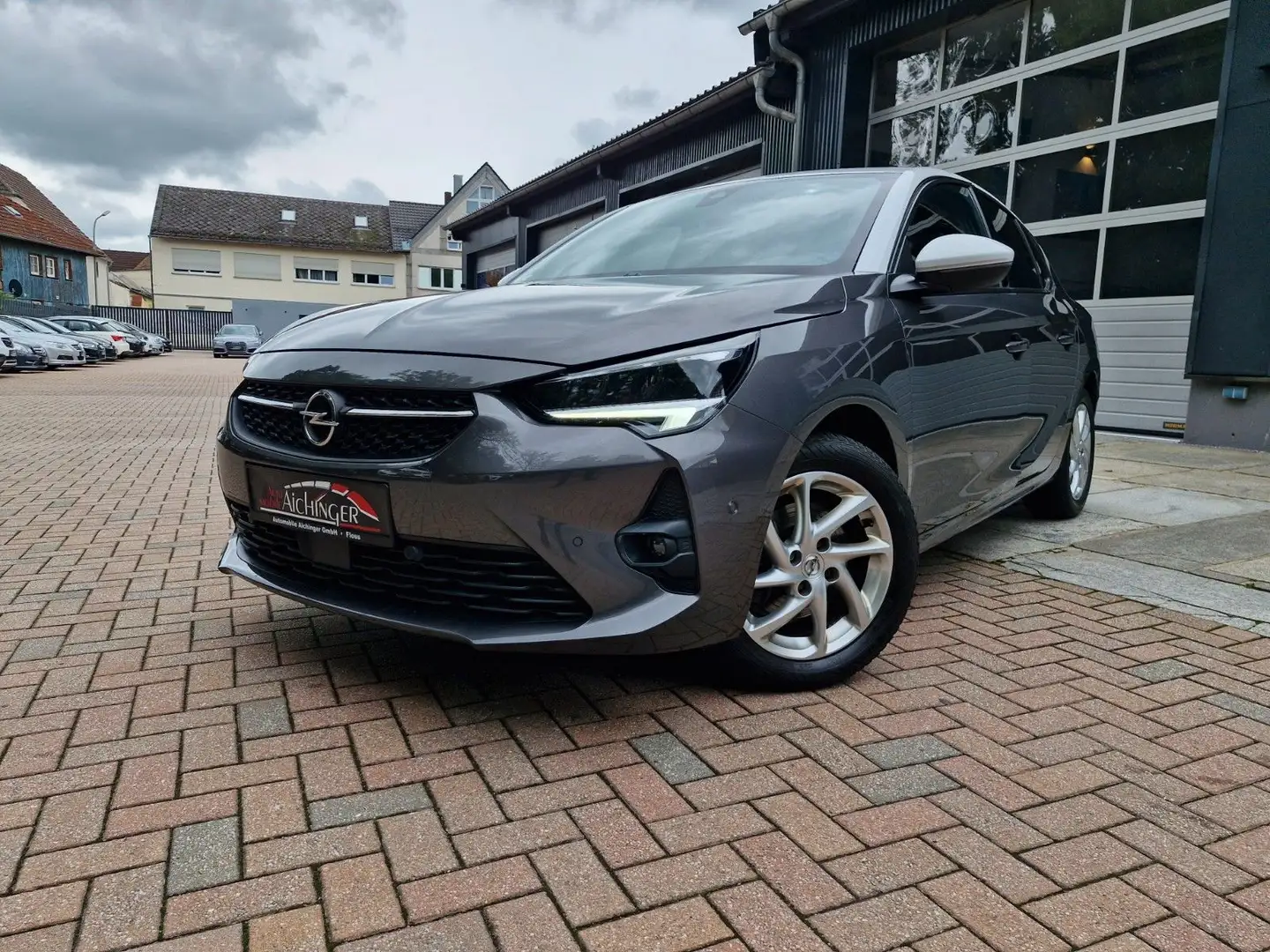 Opel Corsa F GS Line Klima SHZ 2.Hand Scheckheft LED Gris - 1