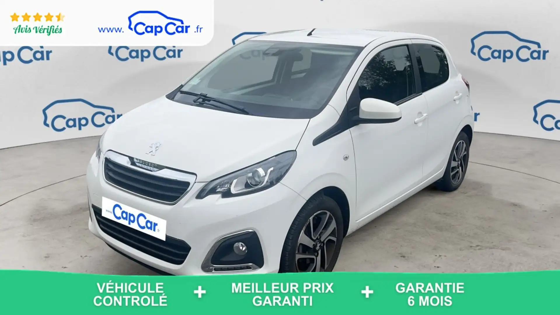 Peugeot 108 1.0 VTi 72 Allure Blanc - 1