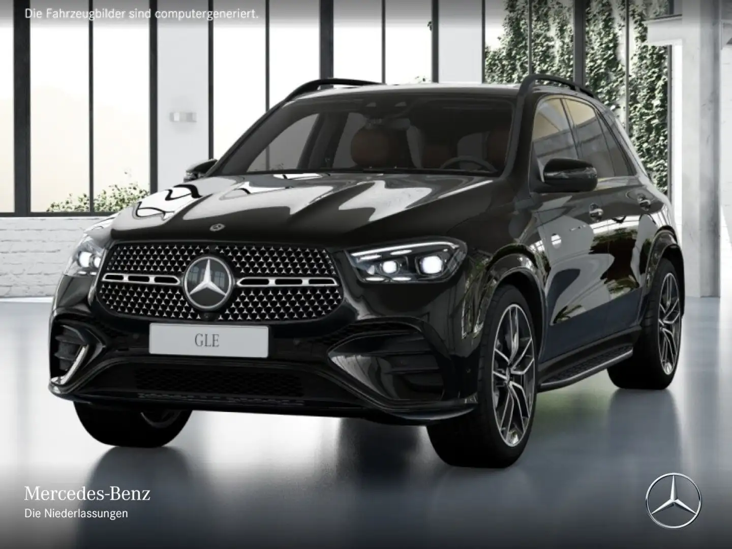 Mercedes-Benz GLE 450 d 4M AMG+NIGHT+PANO+360+AHK+MULTIBEAM+22" Noir - 2