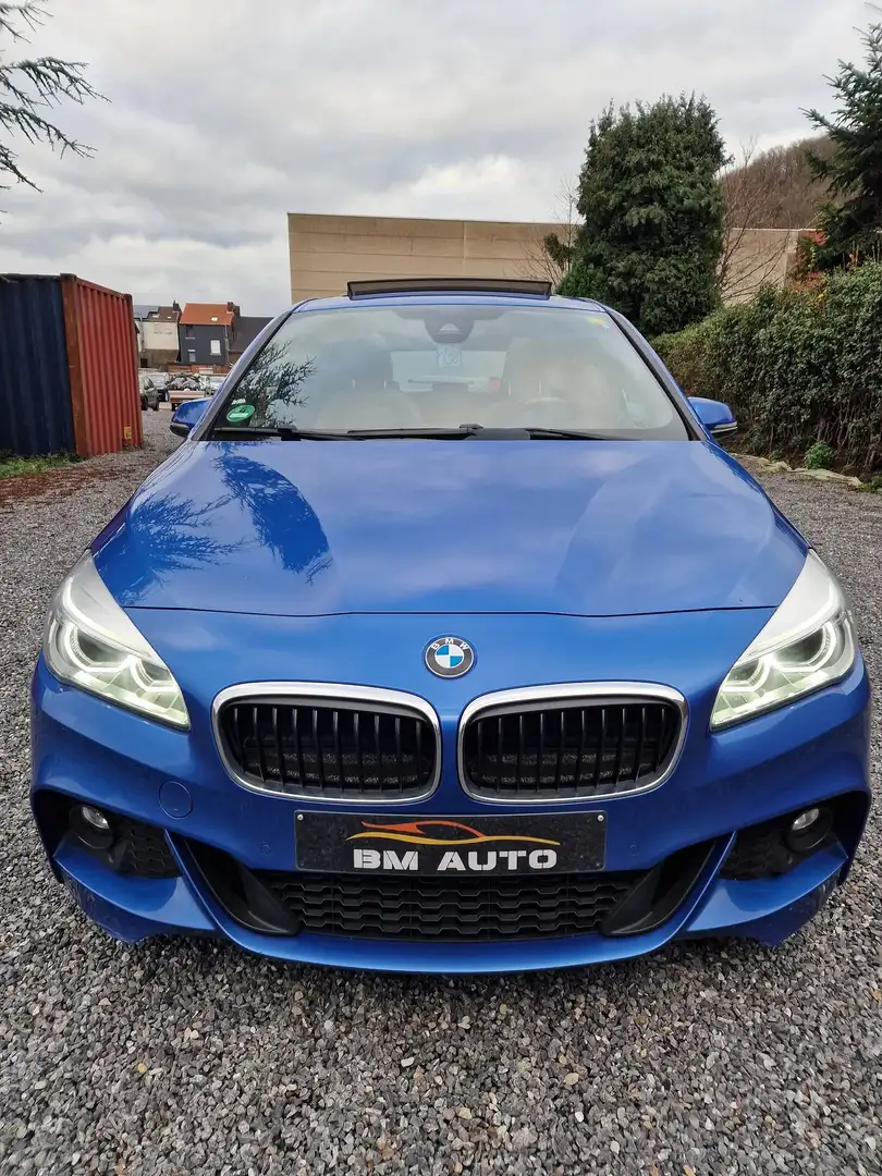 BMW 220 d xDrive Serie 2 Gran Tourer PACK M Bleu - 2