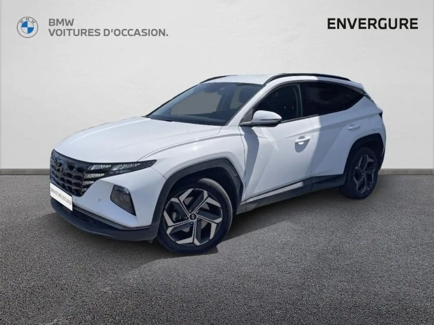 Hyundai TUCSON 1.6 T-GDi 230ch Hybrid Creative BVA6 HTRAC Blanc - 1