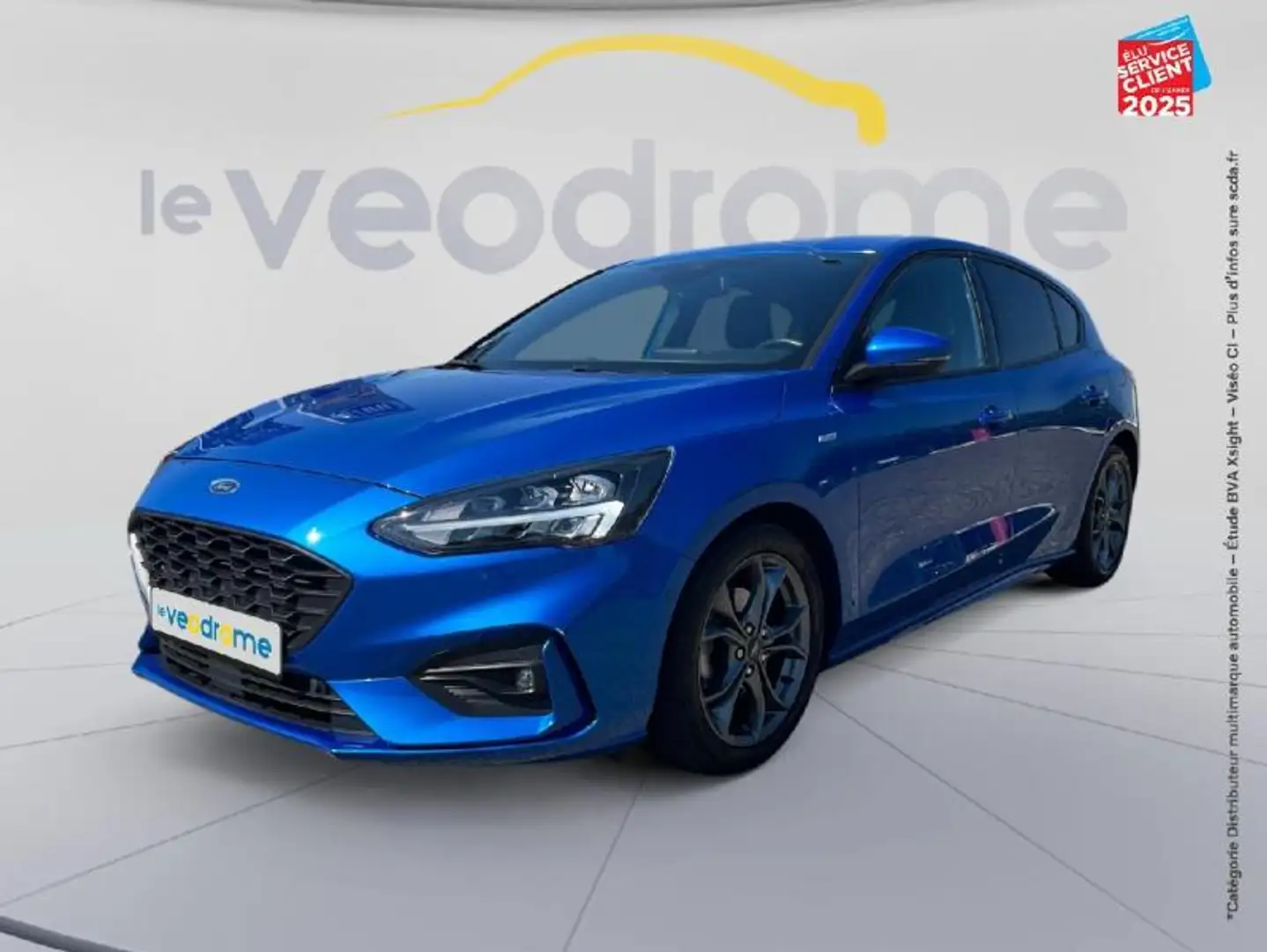 Ford Focus 1.0 EcoBoost 125ch ST-Line BVA Bleu - 1