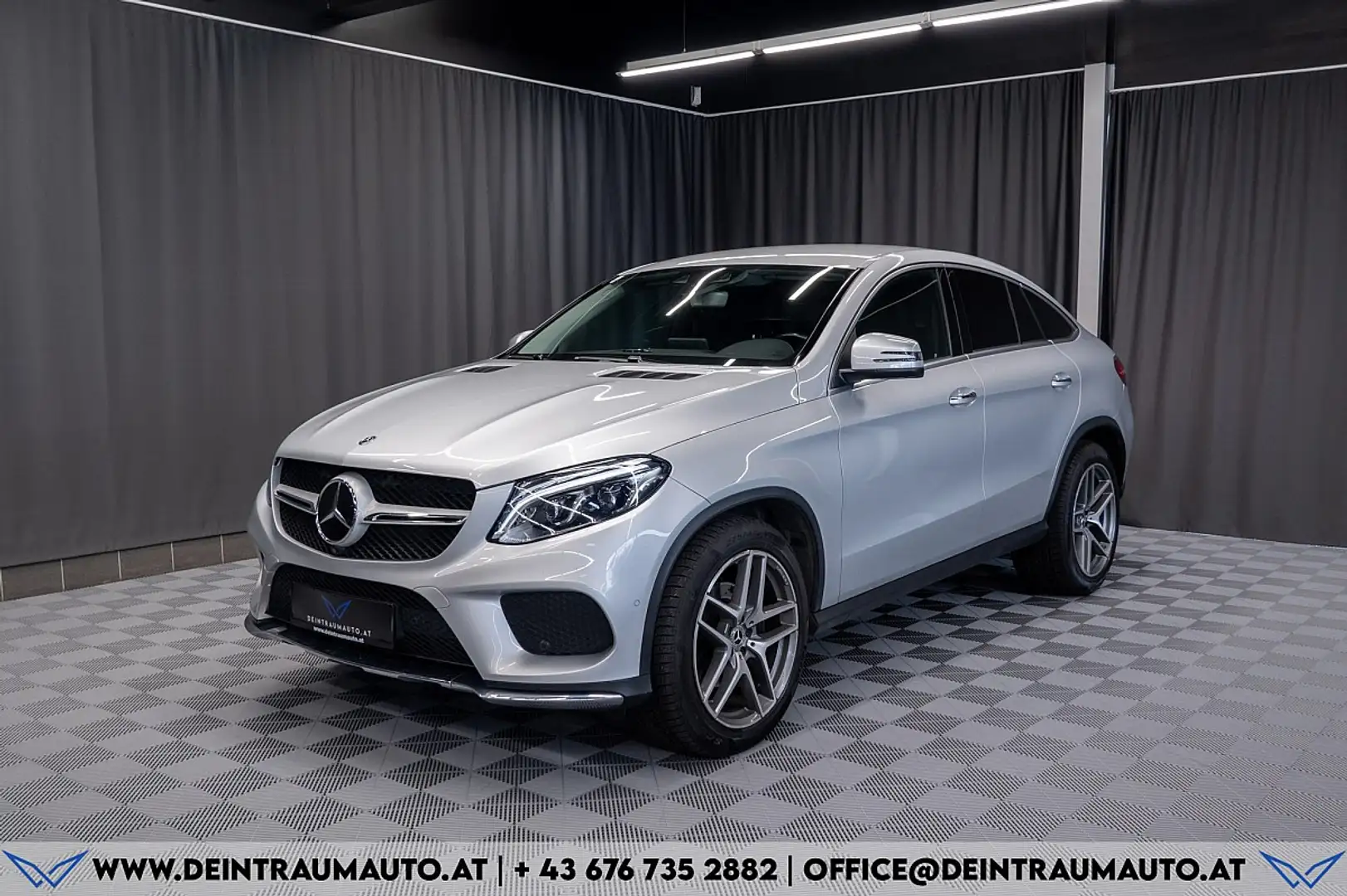 Mercedes-Benz GLE 350 d Coupé 4MATIC Aut.*AMG-LINE*H&K*360°KAMERA* Argent - 1