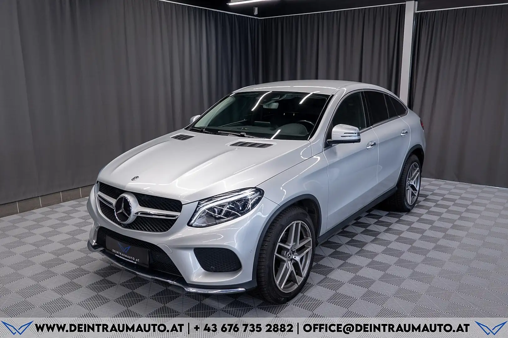 Mercedes-Benz GLE 350 d Coupé 4MATIC Aut.*AMG-LINE*H&K*360°KAMERA* Silber - 2