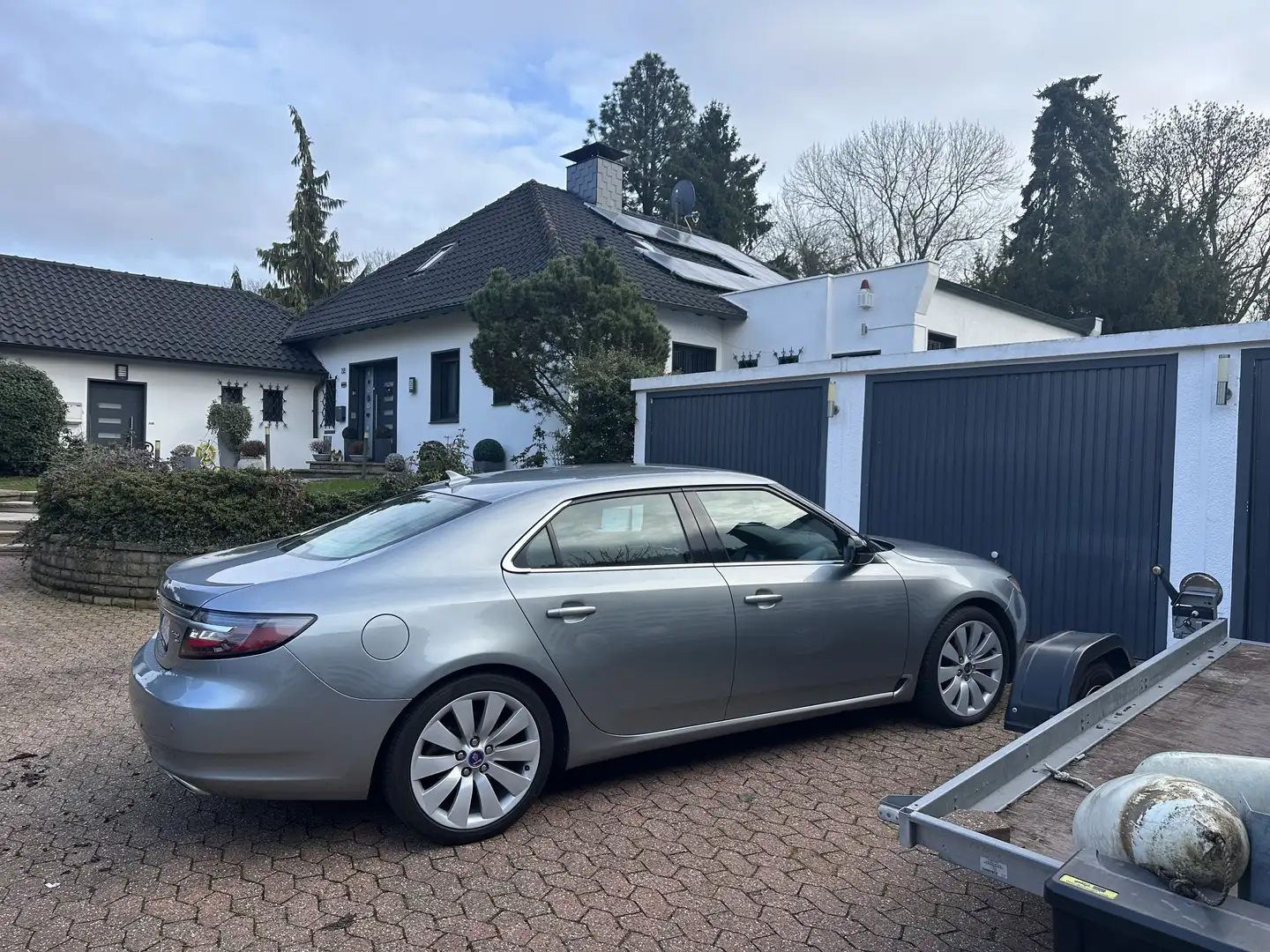 Saab 9-5 2.8T V6 XWD Aut. Aero Silber - 1