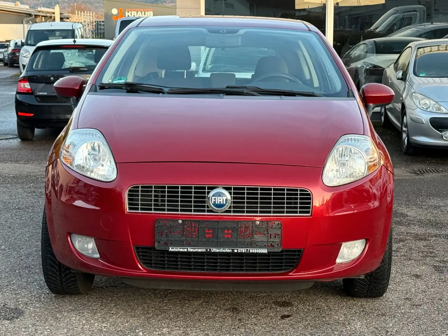 Fiat Grande Punto 1.4 8V Dynamic-Klima-Tüv 12/2027 Rot - 2