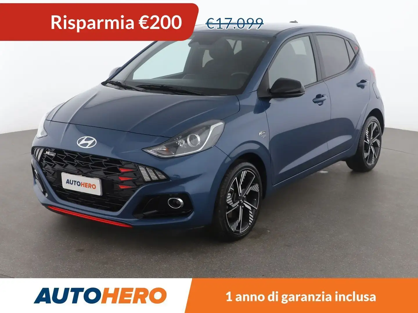 Hyundai i10 1.0 TGDI N Line Blu/Azzurro - 1