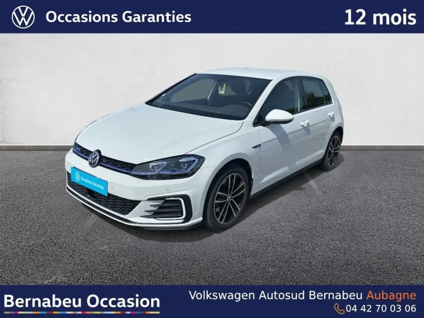 Volkswagen Golf 1.4 eHybrid rechargeable GTE 204ch DSG6 Blanc - 1