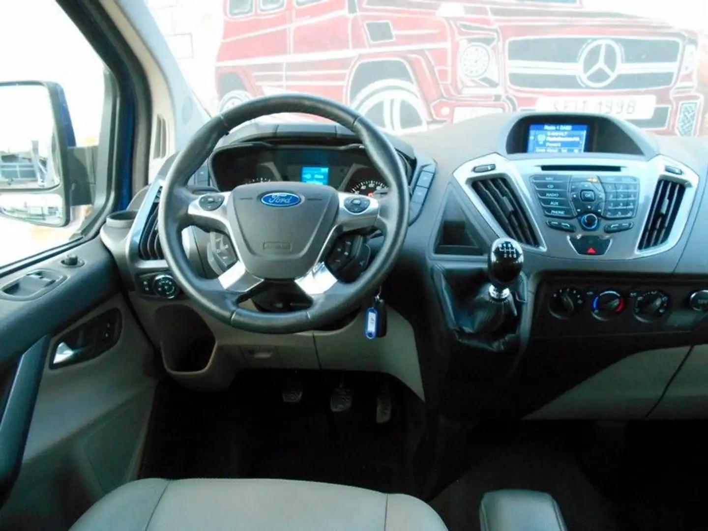 Ford Transit Tourneo Custom L2 Titanium NAVI/LEDER Kék - 2
