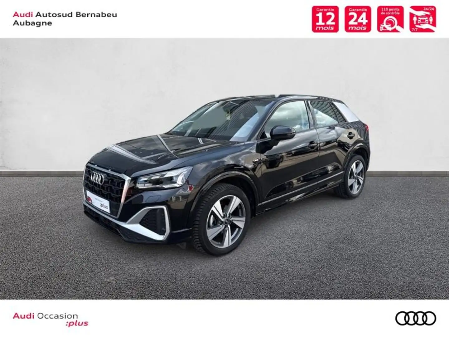 Audi Q2 30 TDI 116ch Advanced S tronic 7 Noir - 1