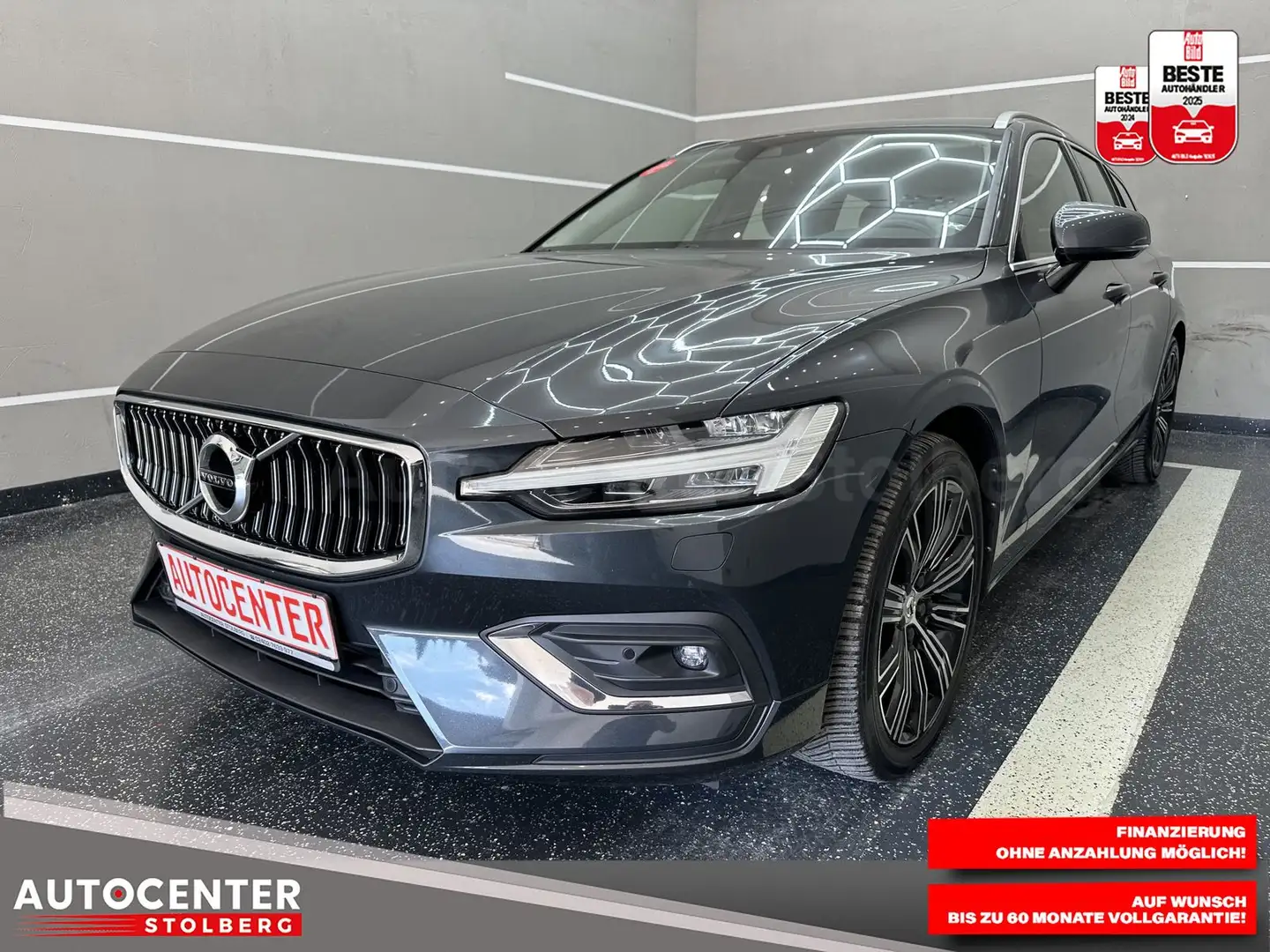 Volvo V60 Inscription "LEDER-NAVI-SITZH-MULTI-ALU" Gris - 1