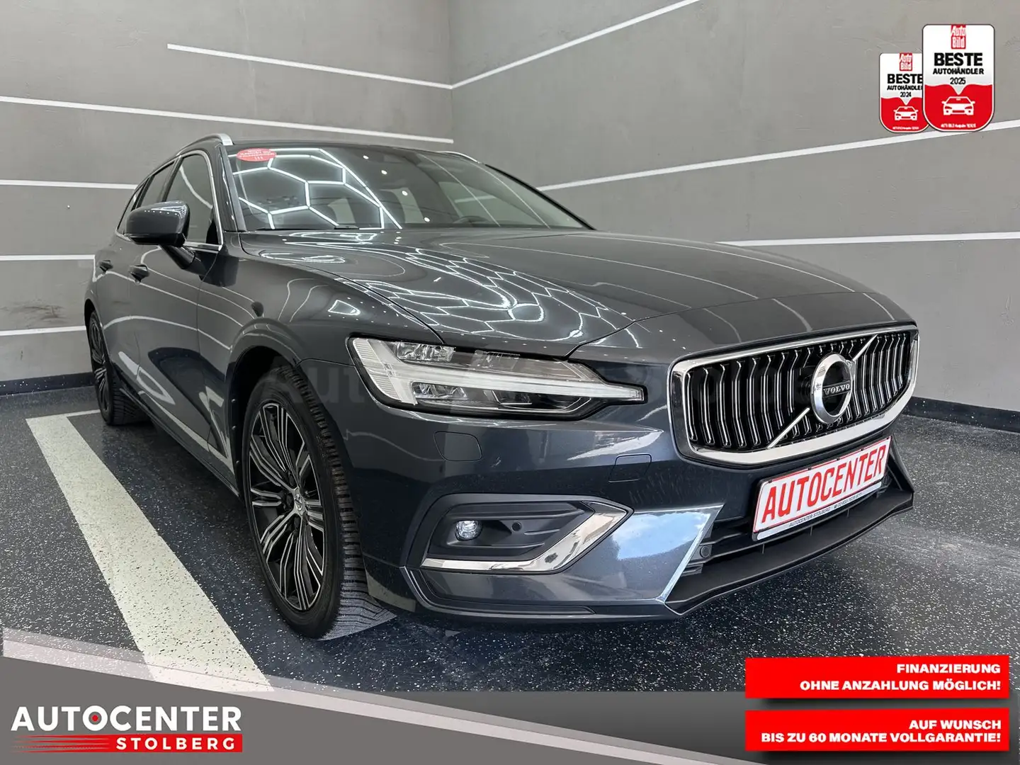 Volvo V60 Inscription "LEDER-NAVI-SITZH-MULTI-ALU" Gris - 2