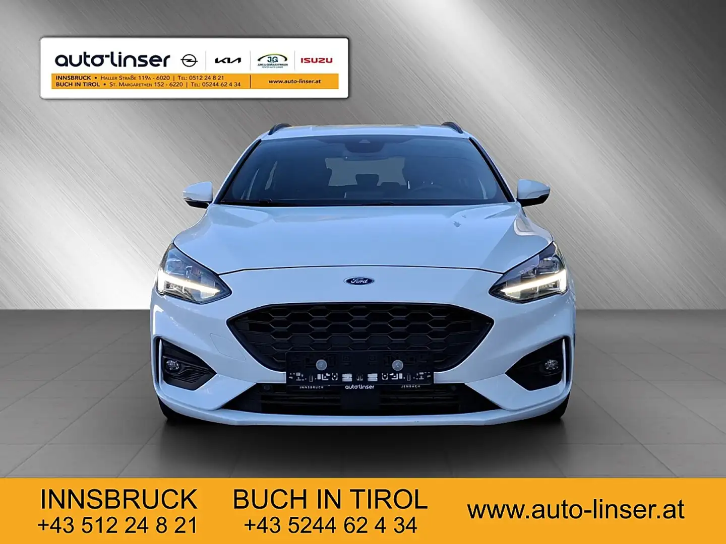 Ford Focus Traveller 1,0 EcoBoost ST-Line Aut. Weiß - 2