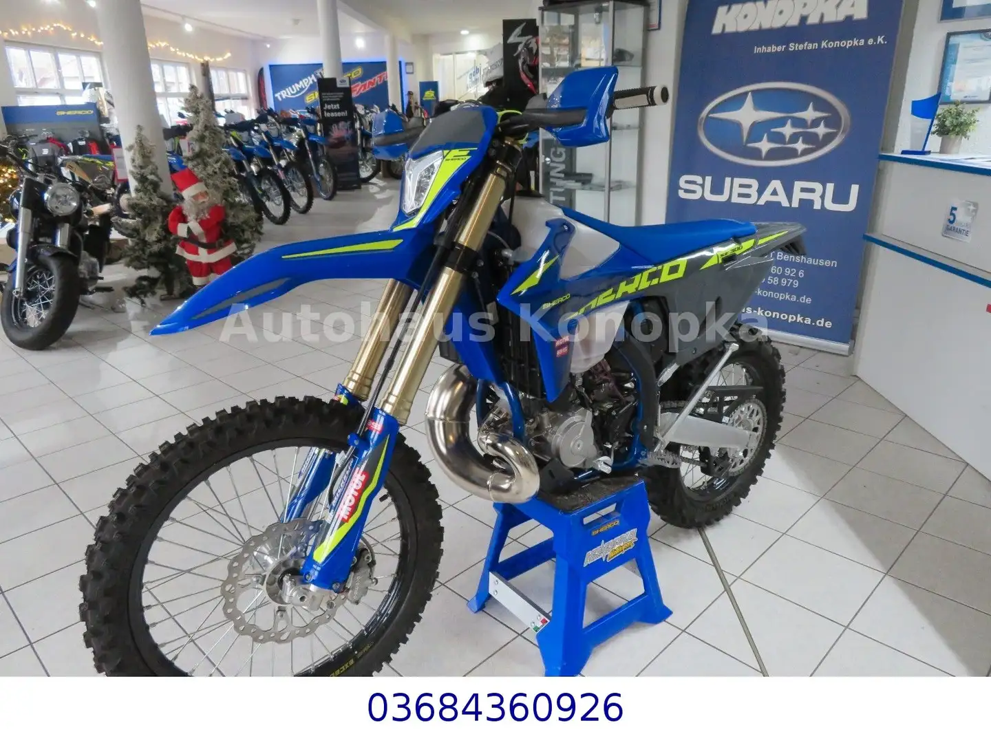 Sherco 300 SEF actory 2025 Neu Blauw - 1