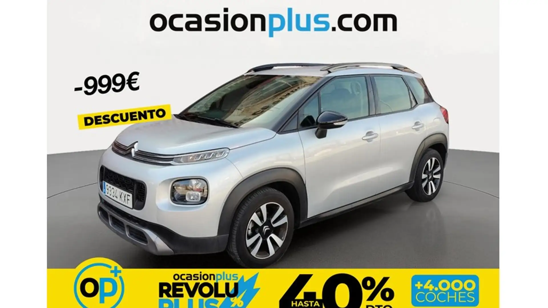 Citroen C3 Aircross Puretech Feel 82 Plateado - 1