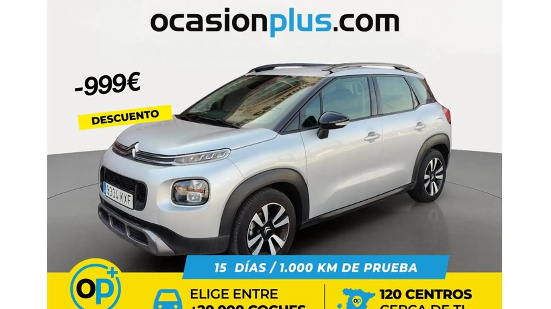 Citroen C3 Aircross Puretech Feel 82 Silber - 1