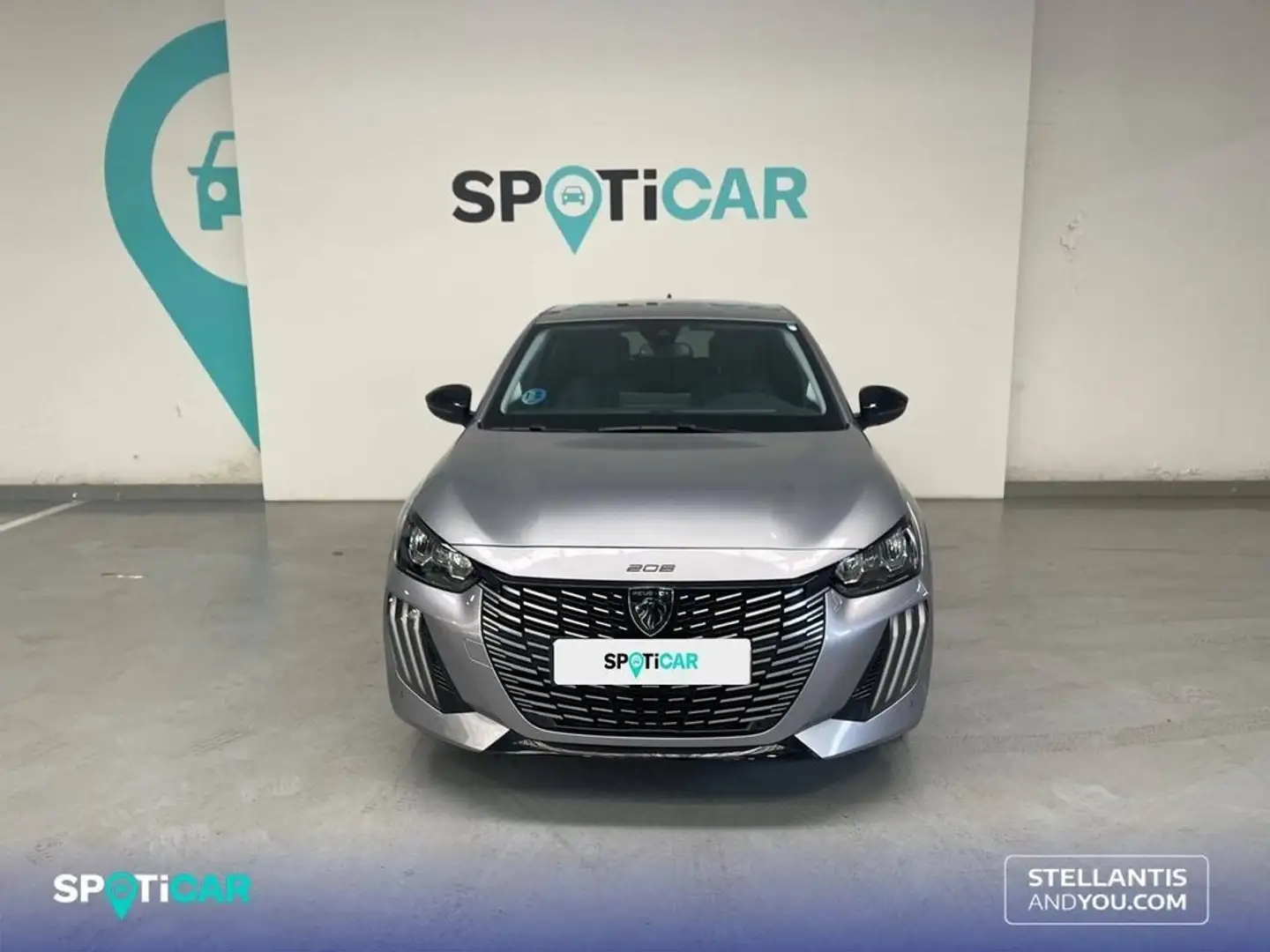 Peugeot 208 1.2 Hybrid Allure e-DCS6 100 Gris - 2