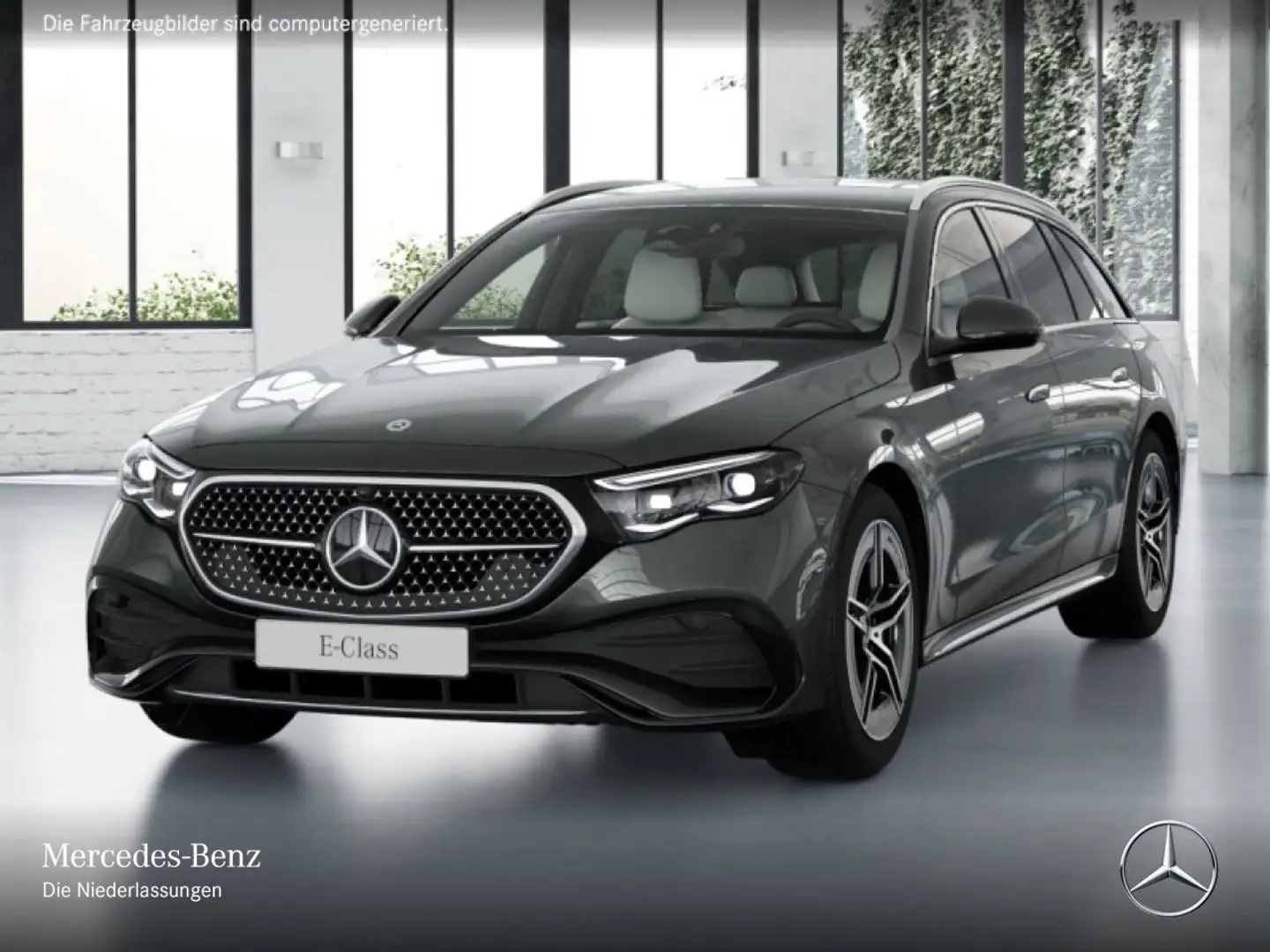 Mercedes-Benz E 220 d T AMG 360° Airmat Burmester Distr. HUD AHK Grau - 2