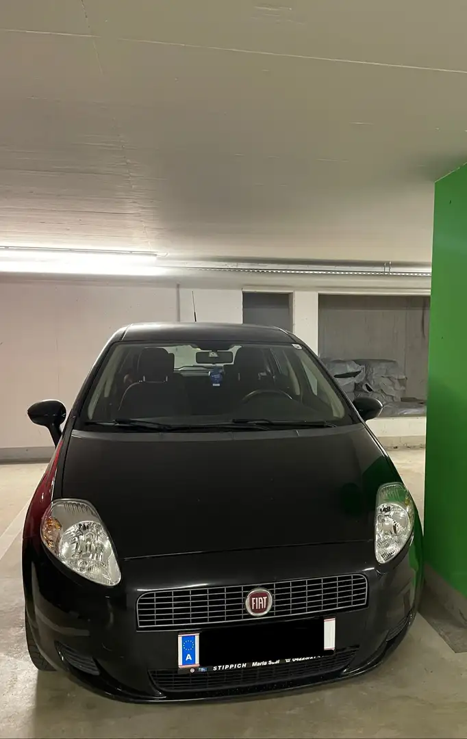 Fiat Grande Punto 1,4/Pickerl/Serviceheft/2.Hand/ Schwarz - 1