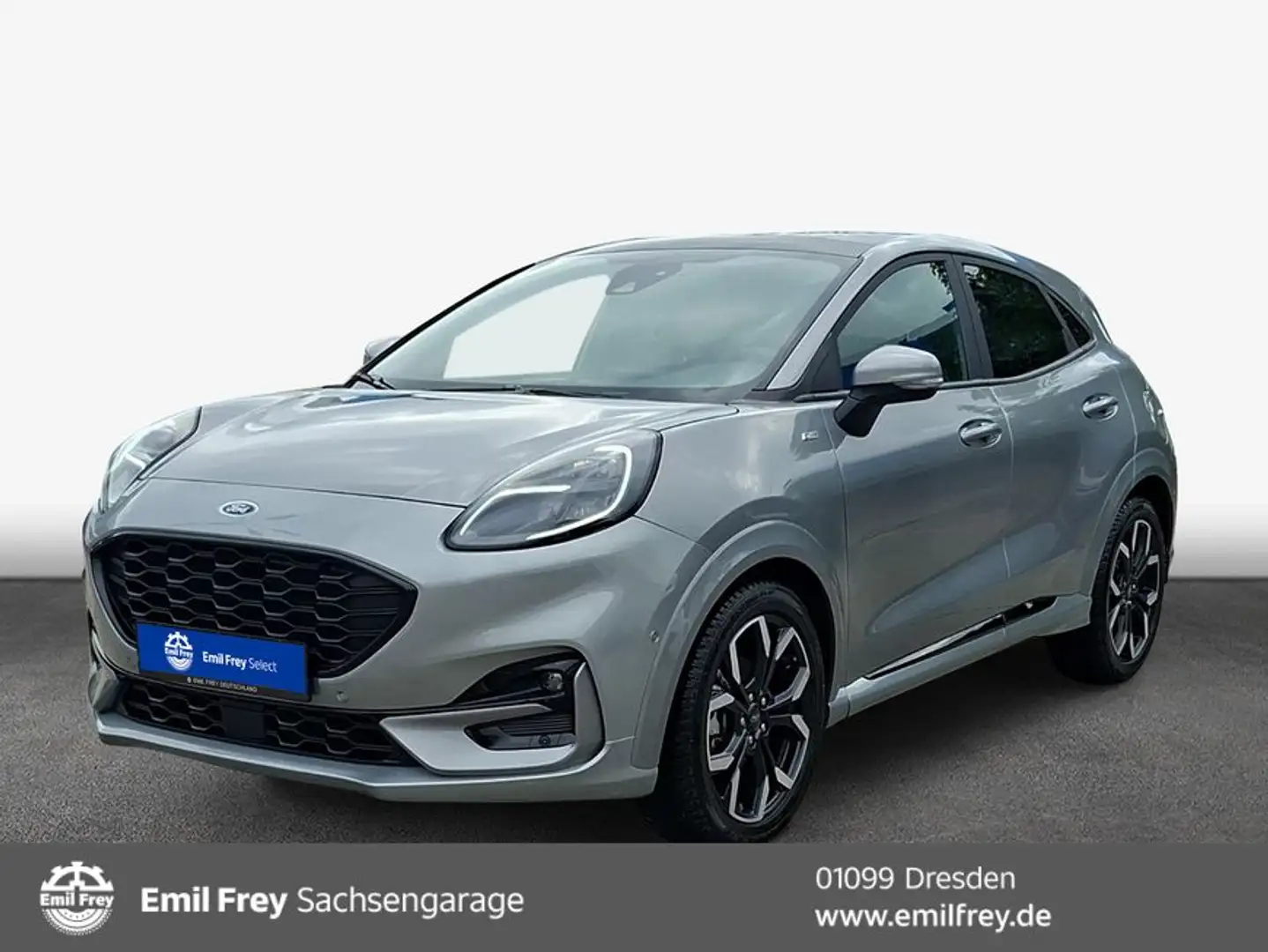 Ford Puma 1.0 EB Hybrid ST-LINE X Pano LED el. Heckkl. Argento - 1