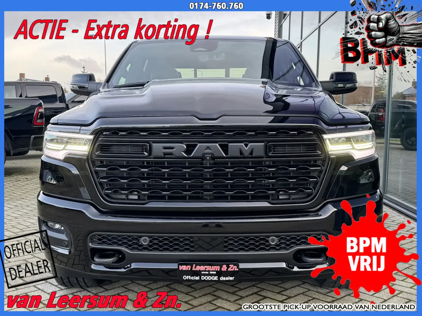 Dodge RAM Limited Night 540 PK | RAMbox | Elektrisch bediend Nero - 2