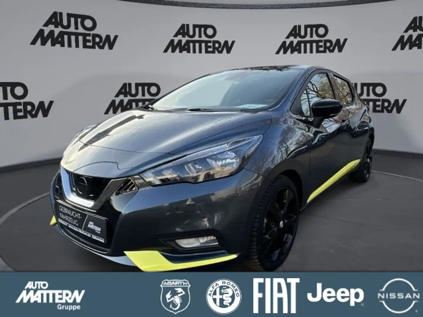 Nissan Micra |NAVI|SHZ|AC|CarPlay|LED|Allwetterreif.|1.H Gris - 1