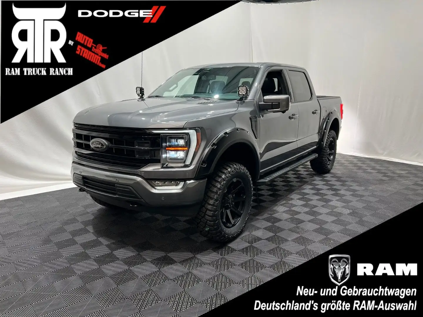 Ford F 150 F-150 Lariat 5.0L V8 SC 5,5" Black Ed. RTR Ed. Grau - 1