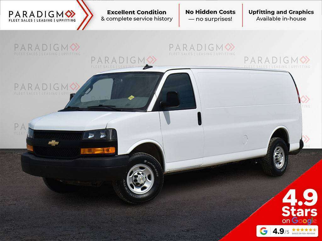 White 2024 Chevrolet Express Cargo Van Rear-Wheel Drive Automatic