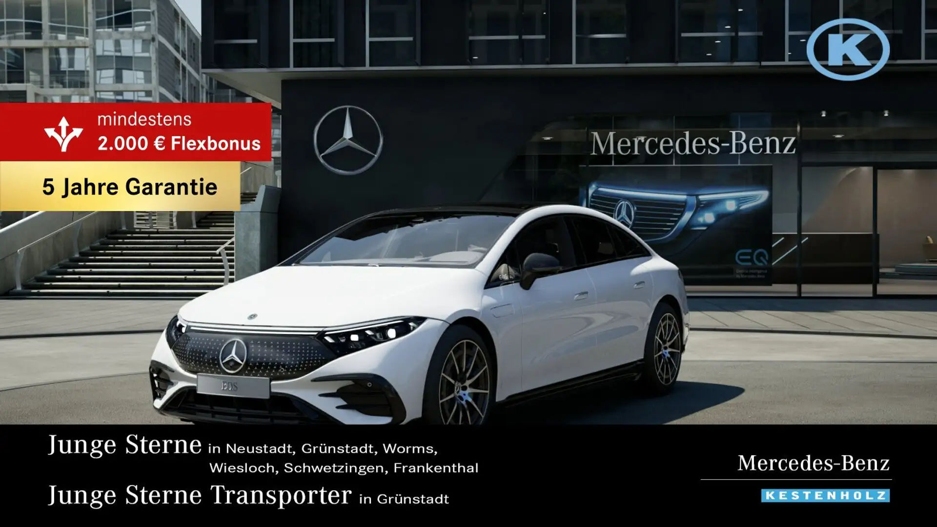 Mercedes-Benz EQS EQS 450+ AMG+AIRM+DISTRO+PANO+BURME+360°+SITZKLI Weiß - 1