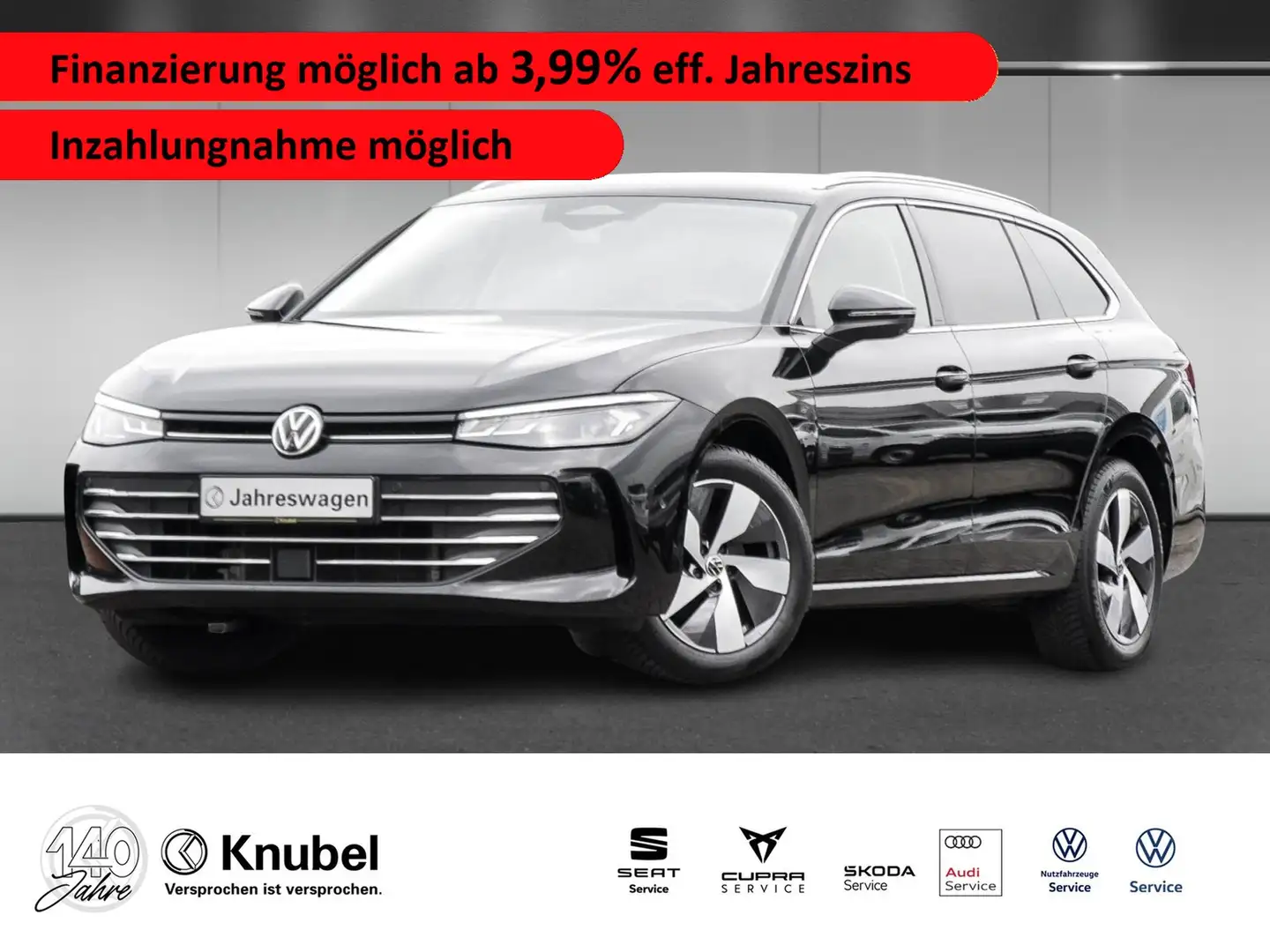 Volkswagen Passat Variant Business 1.5 eTSI DSG NAVI/AHK/AreaView Schwarz - 1