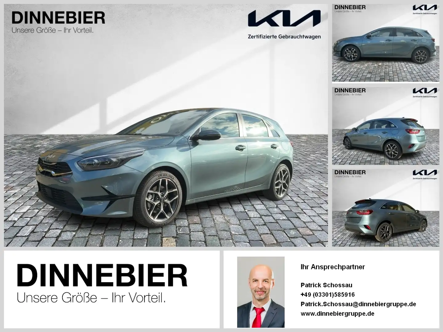 Kia Ceed / cee'd CEED 1.5T Spirit Glasdach+LED+Navi+Kamera Grau - 1