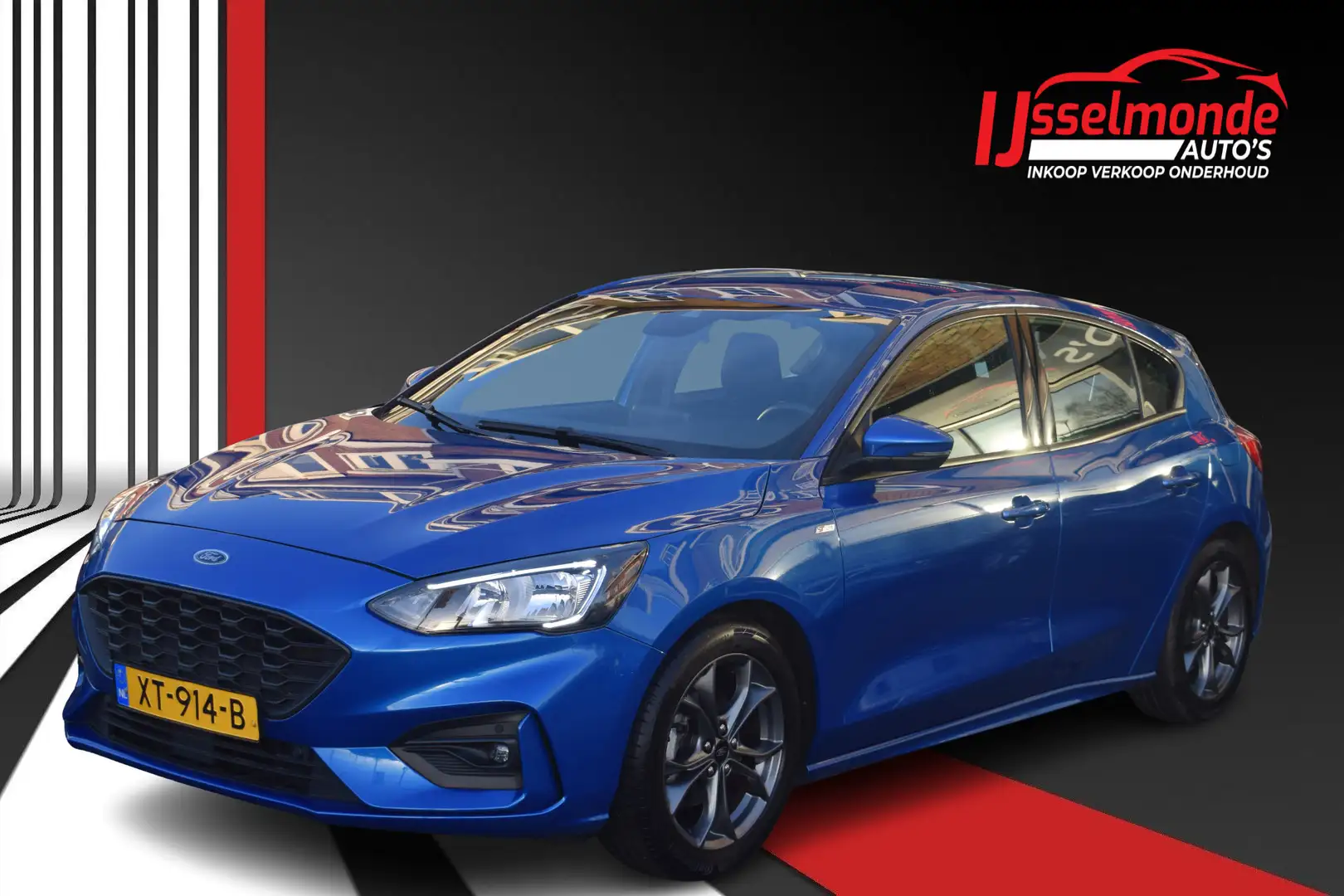 Ford Focus 1.0 EcoBoost ST Line Business NAP BTW Auto Cruise Blu/Azzurro - 1