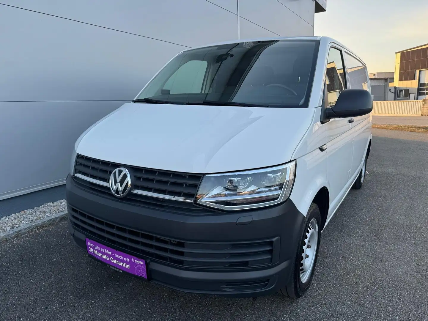 Volkswagen T6 Transporter Kastenwagen KR 2,0 TDI *PICKERL NEU*LED*GARANTIE* Weiß - 2