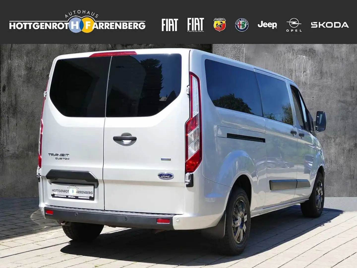 Ford Transit Custom Kombi 320 L2 2.0 TDCi Automatik Trend 9-Sitzer Silber - 2