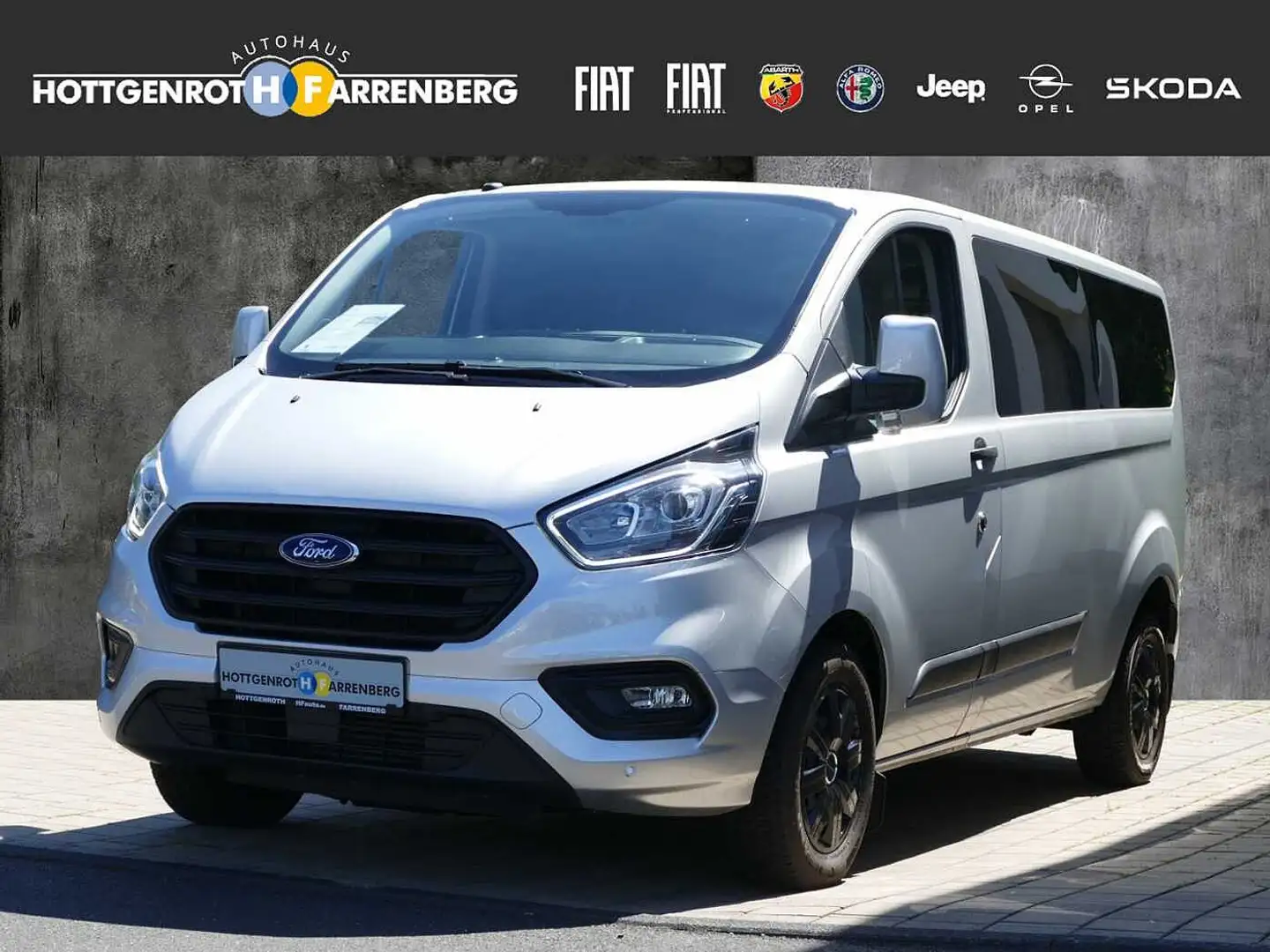 Ford Transit Custom Kombi 320 L2 2.0 TDCi Automatik Trend 9-Sitzer Silber - 1