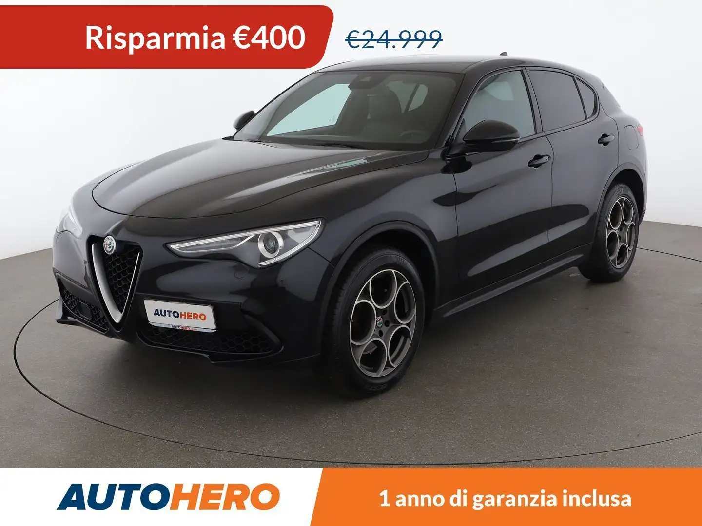 Alfa Romeo Stelvio 2.0 Turbo Executive  280 CV AT8 Q4 Nero - 1