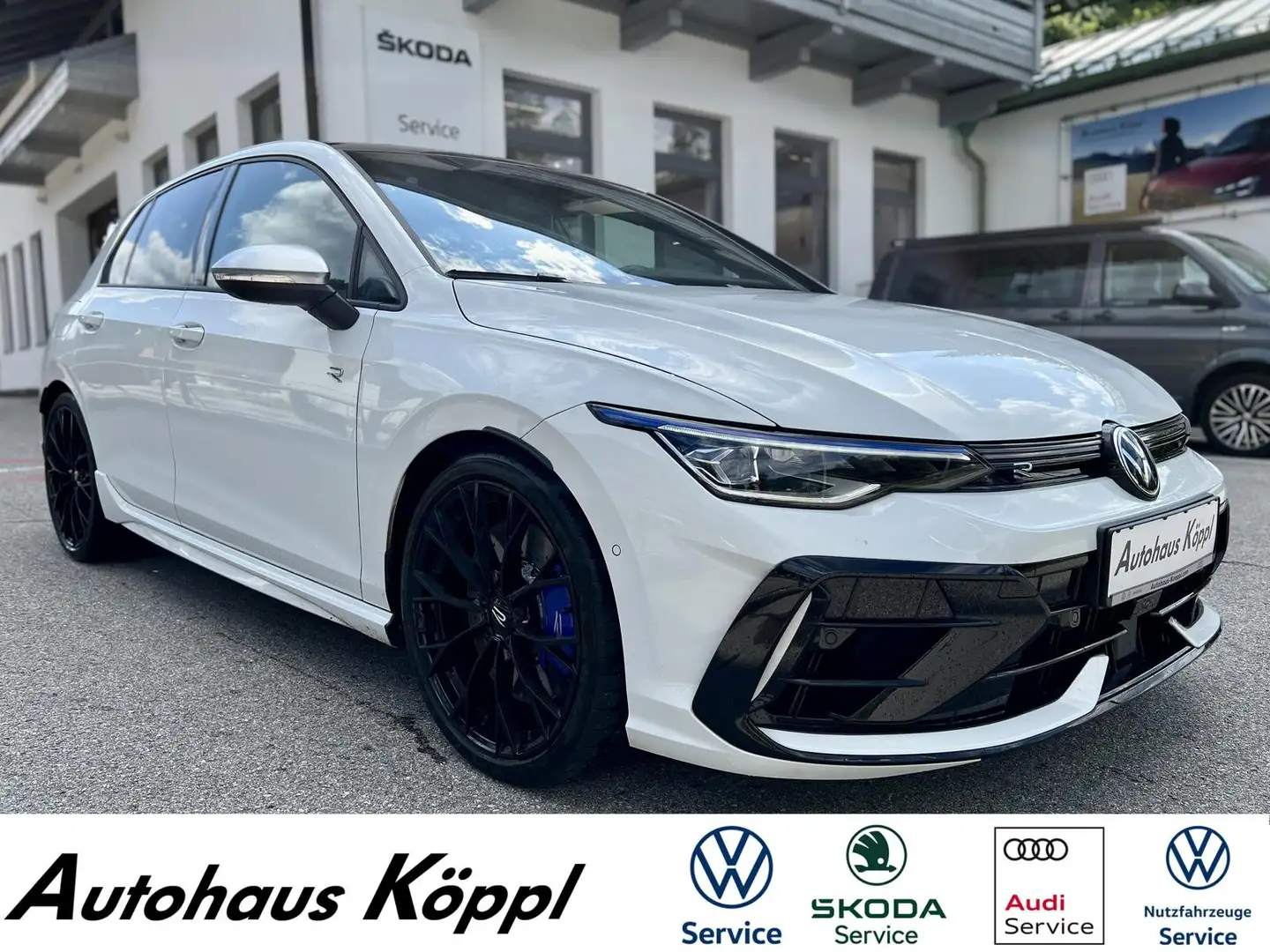 Volkswagen Golf R Performance AKRA Pano Leder H&K AHK 360° Blanc - 1