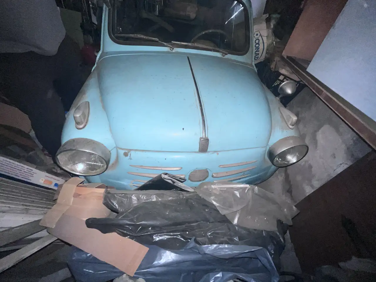 Fiat 600 PRIMA SERIE 1956 ORIGINALE DA RESTAUR, foto 2