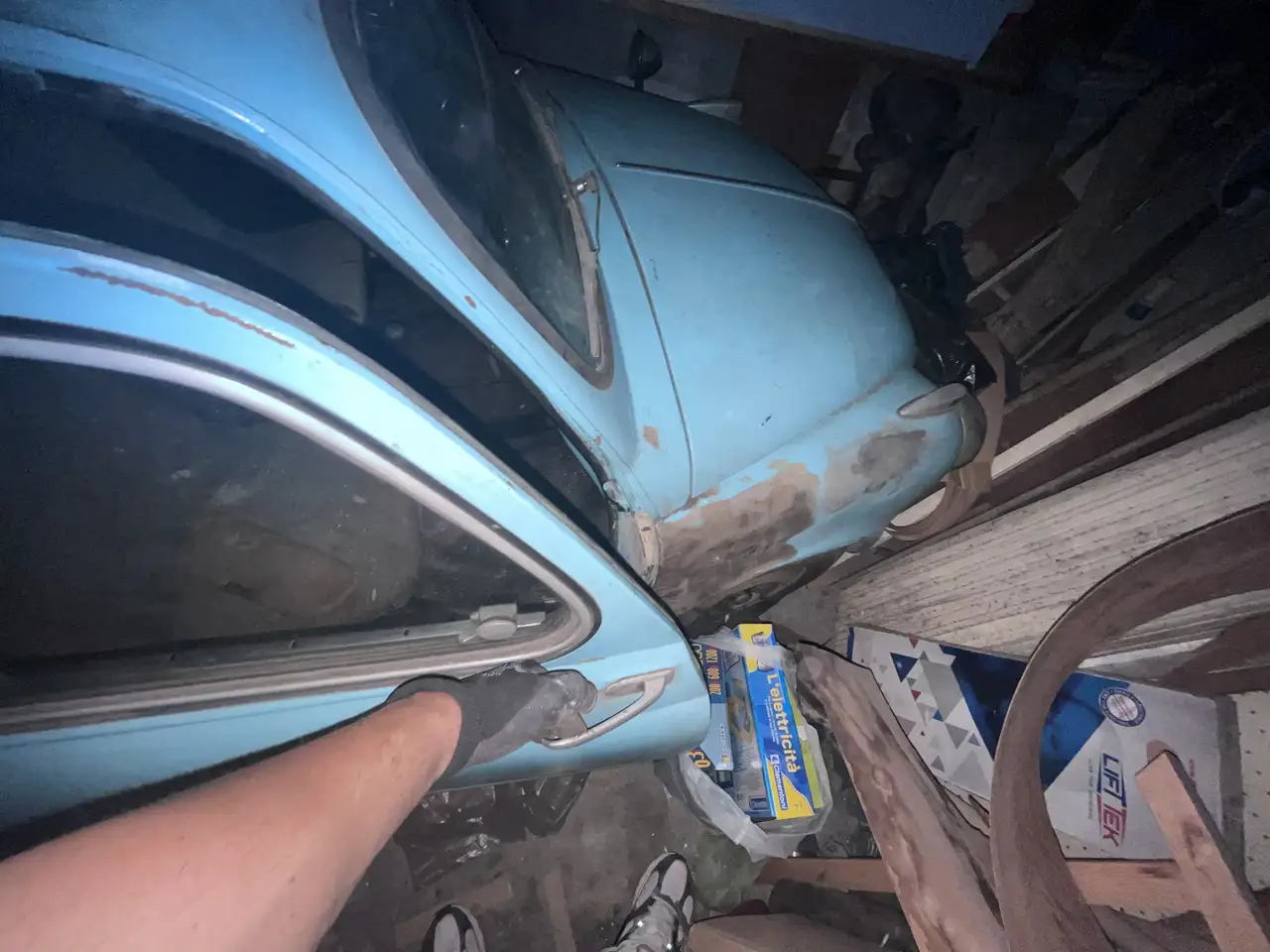 Fiat 600 PRIMA SERIE 1956 ORIGINALE DA RESTAUR, foto 3